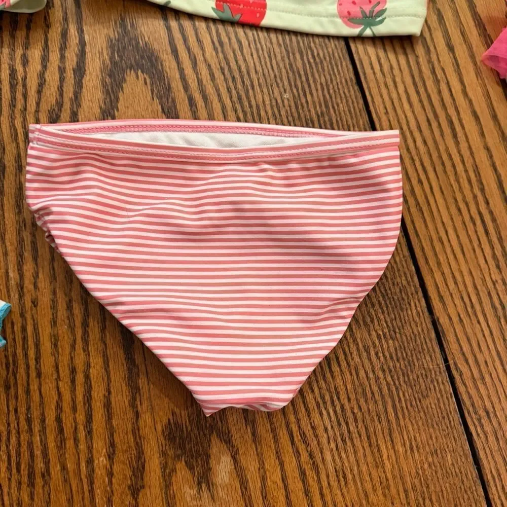 Toddler Girl 3T Swim Bundle | Carter’s & UV Skinz | 4-Piece Set
